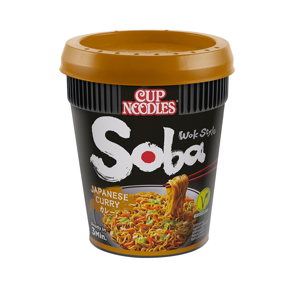 Soba Νούντλς γεύση Ιαπωνικό Κάρυ σε Cup Nissin!